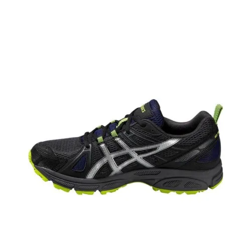 Asics Gel-patent Tambora 4 Anti-Slip And Wear-Resistant Breathable Low-Top Running great shoes Men's Black Silver Green