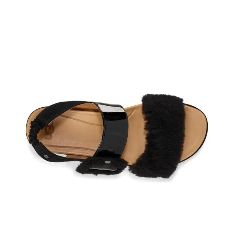 UGG Le Fluff 'Black White' Women's-3