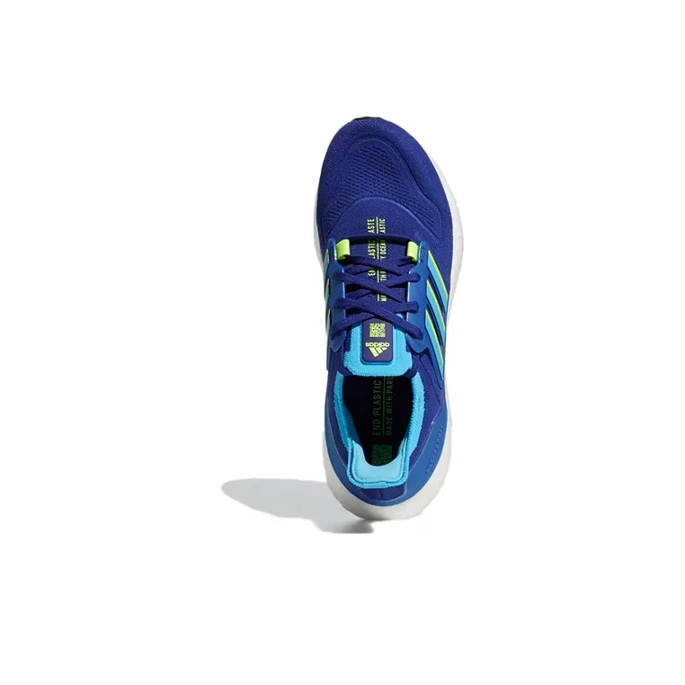 Adidas Ultra Boost 22 Legacy Indigo Sky Solar Yellow-4