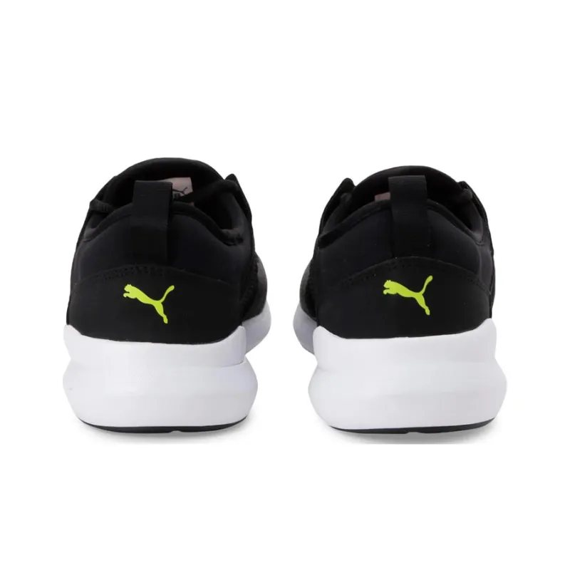 PUMA Pronto IDP Lightweight And Breathable Low-Top Running Shoes Men's Black White-3