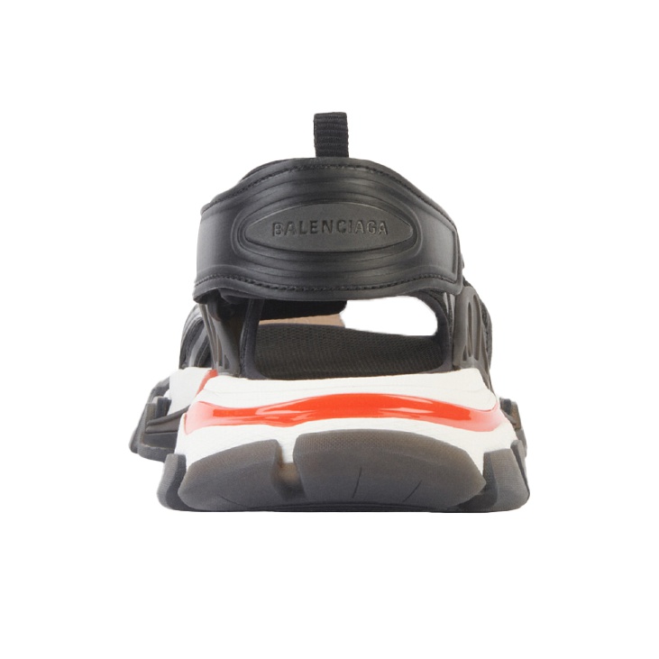 Balenciaga Track Sandal 'Clearsole - Black Red' - POIZON Balenciaga Track Sandal 'Clearsole - Black Red' - POIZON