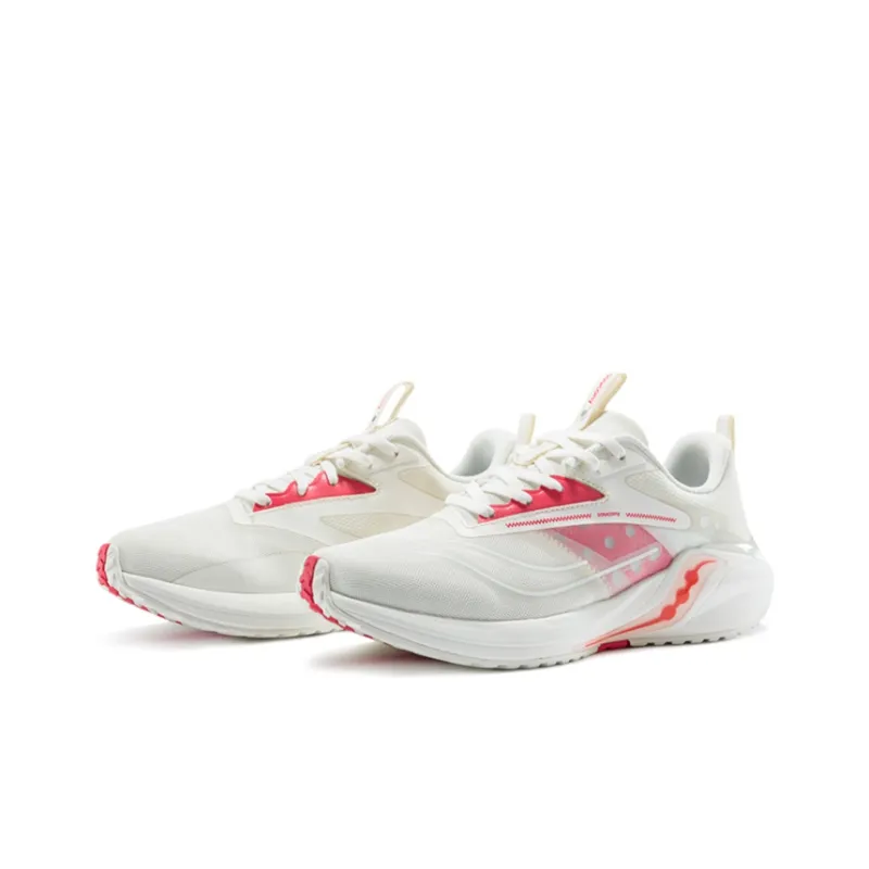 Saucony Coyote Hybrid Running Shoes Women's Low-Top White Red-2