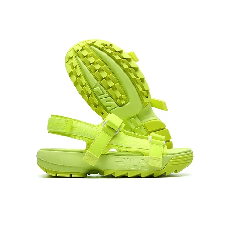 FILA Disruptor Sports Sandals Gs Yellow Women's-5