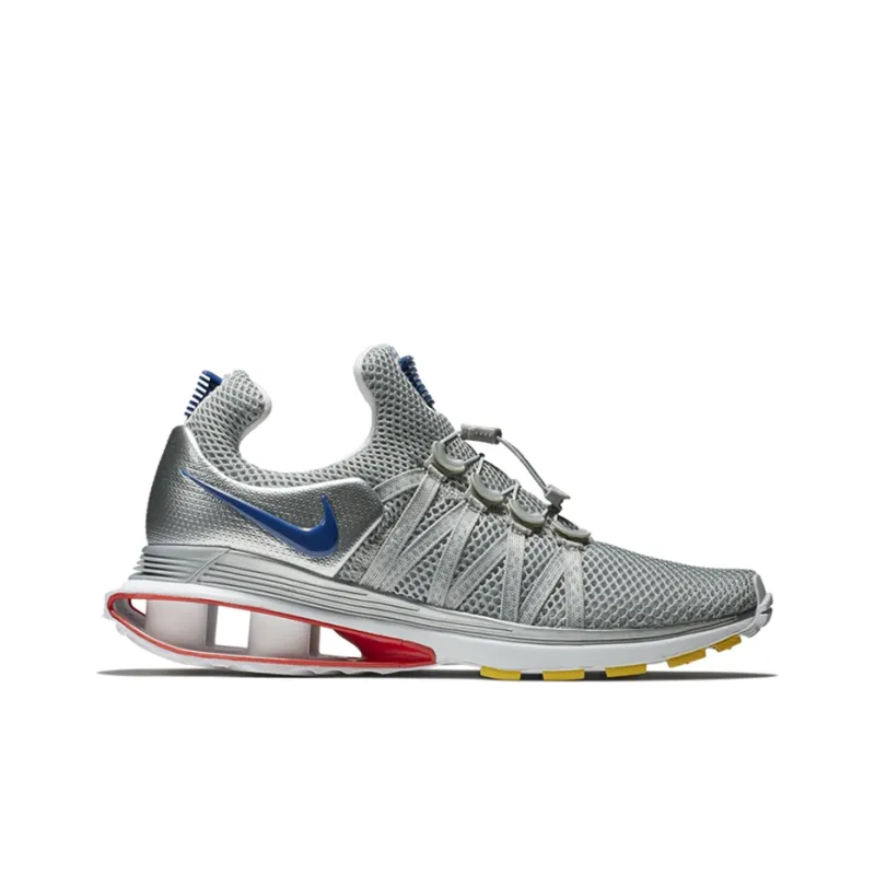 Nike Shox Gravity Metallic Silver Siren Red Gym Blue-1