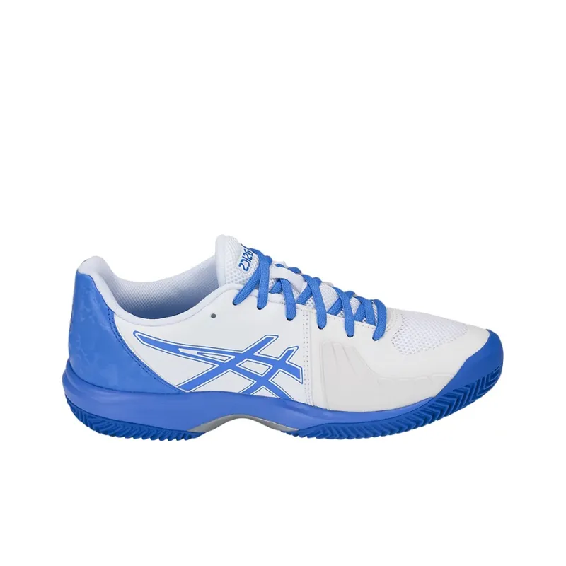 Asics Gel-Court Speed Clay Slip-Resistant Low-Top Running Shoes Women's White Blue-1