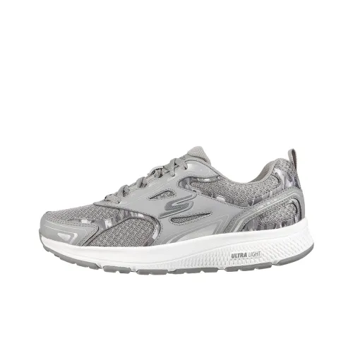 Skechers Go Run Consistent Cushioned Slip-Resistant Low-Top Running Shoes Women's Gray