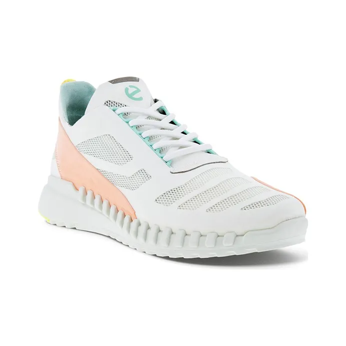 Ecco Zipfle Low-Top Running Shoes Women's White-2