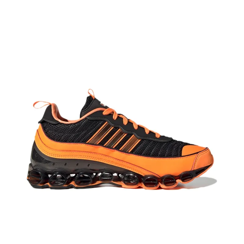 Adidas Originals Microbounce T1 Low-Top Running Shoes Men's Black Orange-1