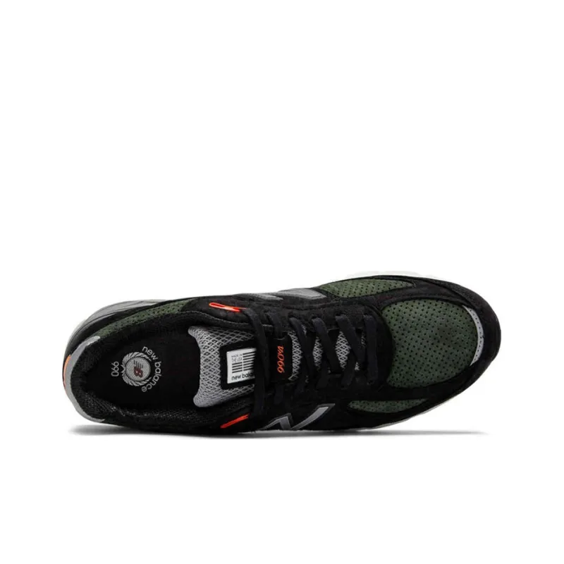 New Balance 990v4 Black Olive Orange-3