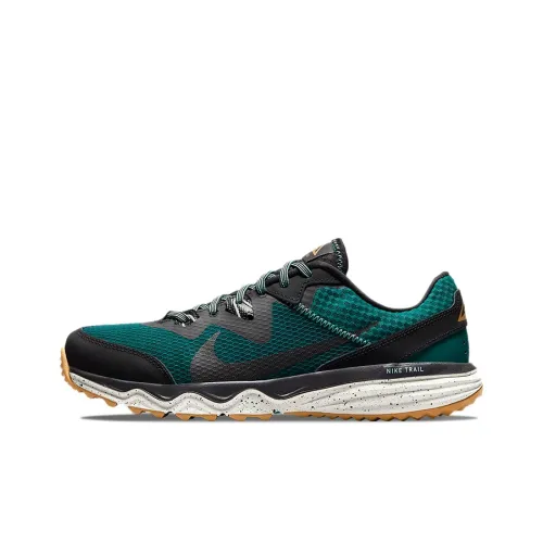 Nike Juniper Trail Running Shoes Men Low-Top Black/Green