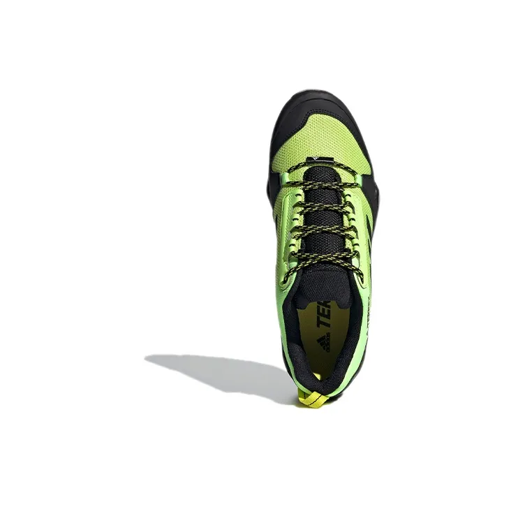 Adidas Terrex AX3 GTX Breathable Low-Top Outdoor Shoes Men's Black Yellow-4