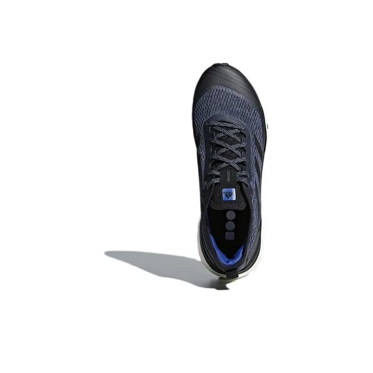 Adidas Response Trail Slip-Resistant Low-Top Running Shoes Men's Blue Black-4