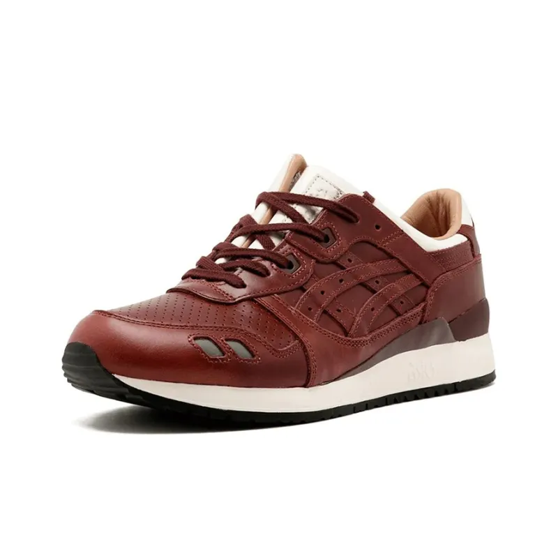 Asics Gel-Lyte III Packer Shoes X J. Crew Oxblood Leather-2