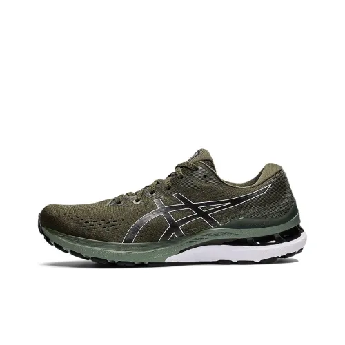 Asics Gel-Kayano 28 Running Shoes Men Low-Top Army Green