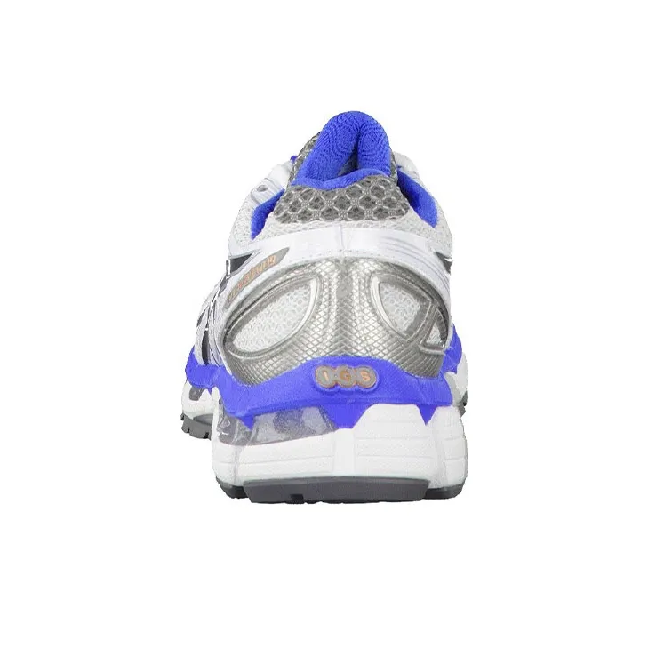 Asics Gel-Kayano 19 Low-Top Running Shoes Women's White Blue-3