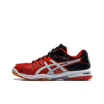 Asics Gel-Rocket 7 Anti-Slip Wear-Resistant Low-Top Running Shoes Men's China Red White