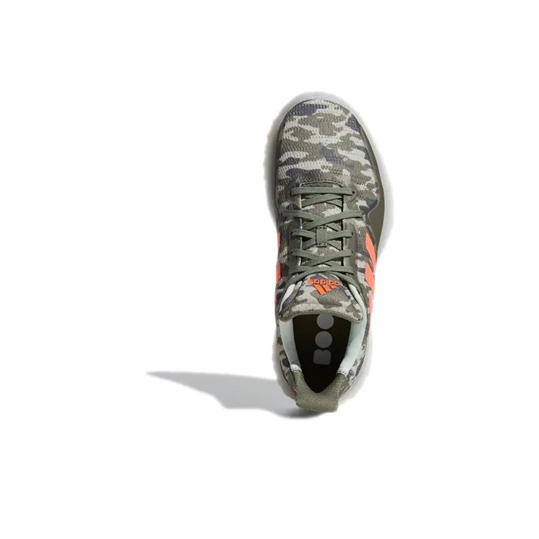 Adidas Fitboost Tennis Shoes Men Low-Top Green Camouflage-4