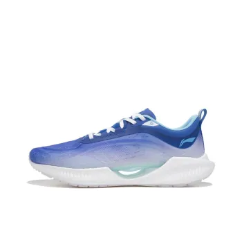 LiNing Super Light 19 Lightweight Anti Slip And Wear Resistant Low Top Running Shoes Men's Cobalt Purple Blue