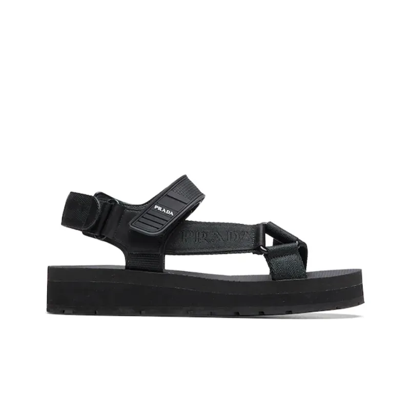 PRADA Beach Sandals Women's Black-1