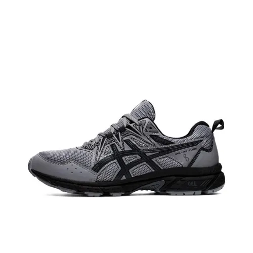 Asics Gel-Venture 8 Running Shoes Men Low-Top Gray Black