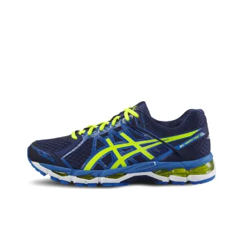 Asics Gel-Surveyor 4 Wear-Resistant Low-Top Running Shoes Men's Blue Yellow