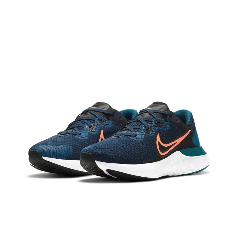Nike Renew Run 2 Obsidian Bright Mango-2