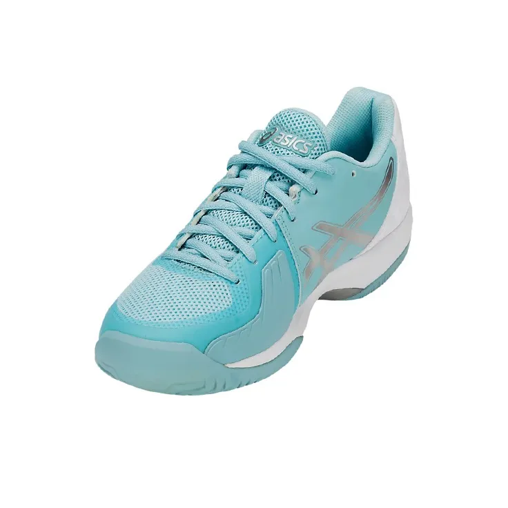 Asics Gel-Court Speed Clay Breathable Low-Top Running Shoes Women's Cerulean Silver-3