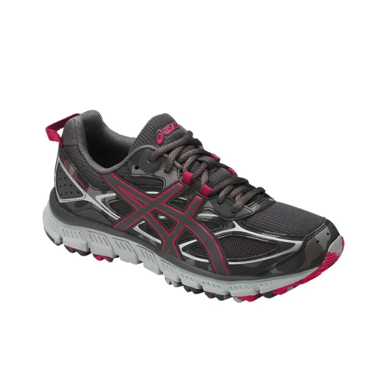 Asics Gel-Scram 3 Durable Breathable Low-Top Running Shoes Women's Graphite Gray Pink-2