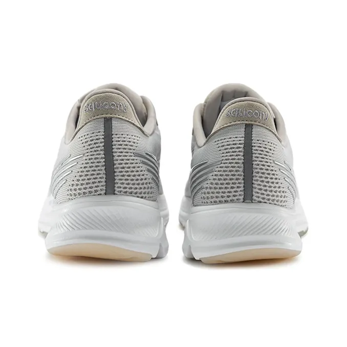 Saucony Ride Yutu 14 Cushioning Anti Slip Wear Resistant Breathability Low Top Training Running Shoes Men's Khaki Gray-3