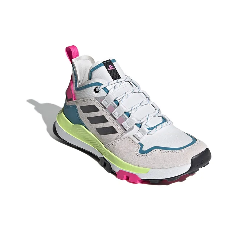 Adidas Terrex Hikster Low Breathable Low-Top Trekking Shoes Women's White Blue-2