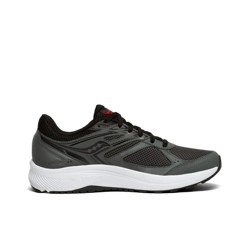 Saucony Cohesion 14 Cushioning Anti Slip And Wear Resistant Low Top Running Shoes Men's Gray Black Standard M-1