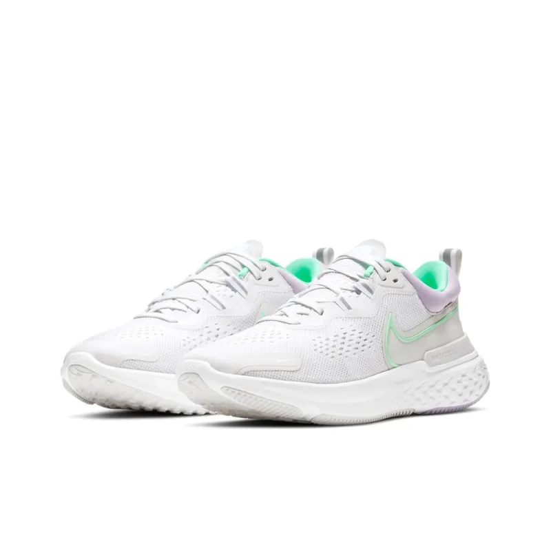 Nike React Miler 2 Platinum Tint Green Glow Women's-2