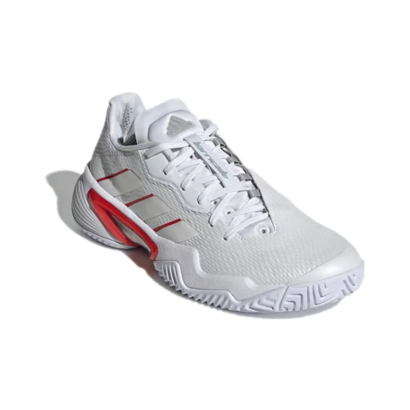 Adidas Barricade 'White Silver Metallic Red' Women's-2