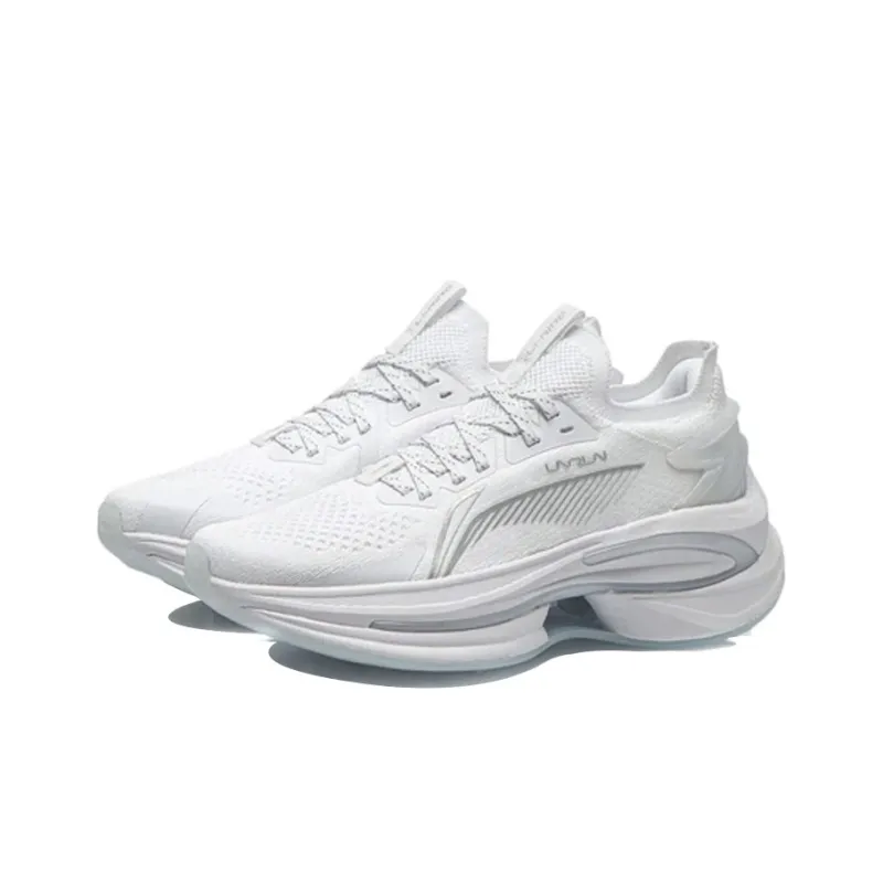 LiNing WuShi 5S 1.0 Breathable Low Top Running Shoes Women's Pure White-2