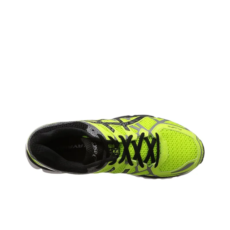 Asics Gel Kayano 21 Wear Resistant Low Top Running Shoes Men's Yellow-2