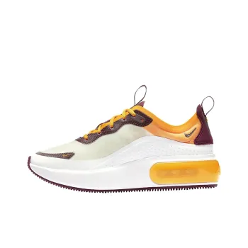 Nike Air Max Dia Cushioning Anti-Slip Wear-Resistant Breathability Low-Top Running Shoes Women's Beige Yellow
