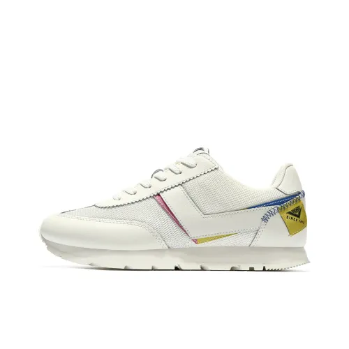 PONY Breathable Cushioning Low-Top Running Shoes Women's White
