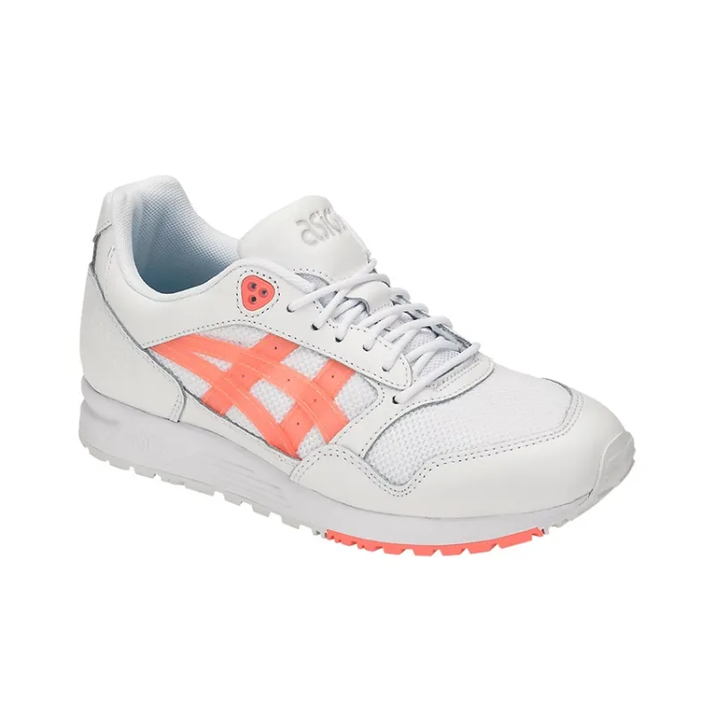 Asics Gel Saga Running Shoes Women's Low Top White/Orange-3