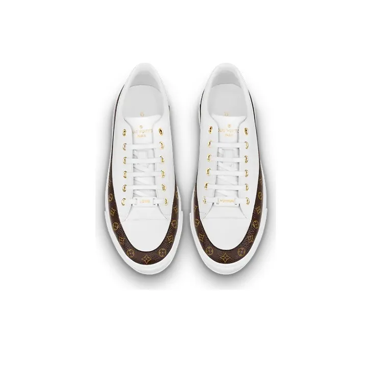 LOUIS VUITTON Stellar Sneakers 'White With Monogram Deco' Women's-3