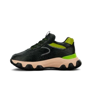 HOGAN Hyperactive Cushioning Low-Top Casual Shoes Women's Black