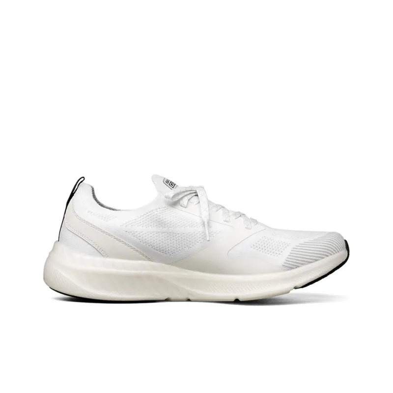 Skechers Go Run Hyper Burst Abrasion Resistant Low Top Running Shoes Men's White Black-1