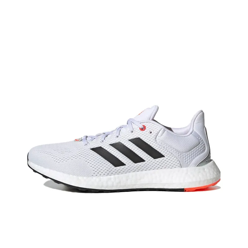 Adidas Pureboost 21 Cloud White Core Black Solar Red-0