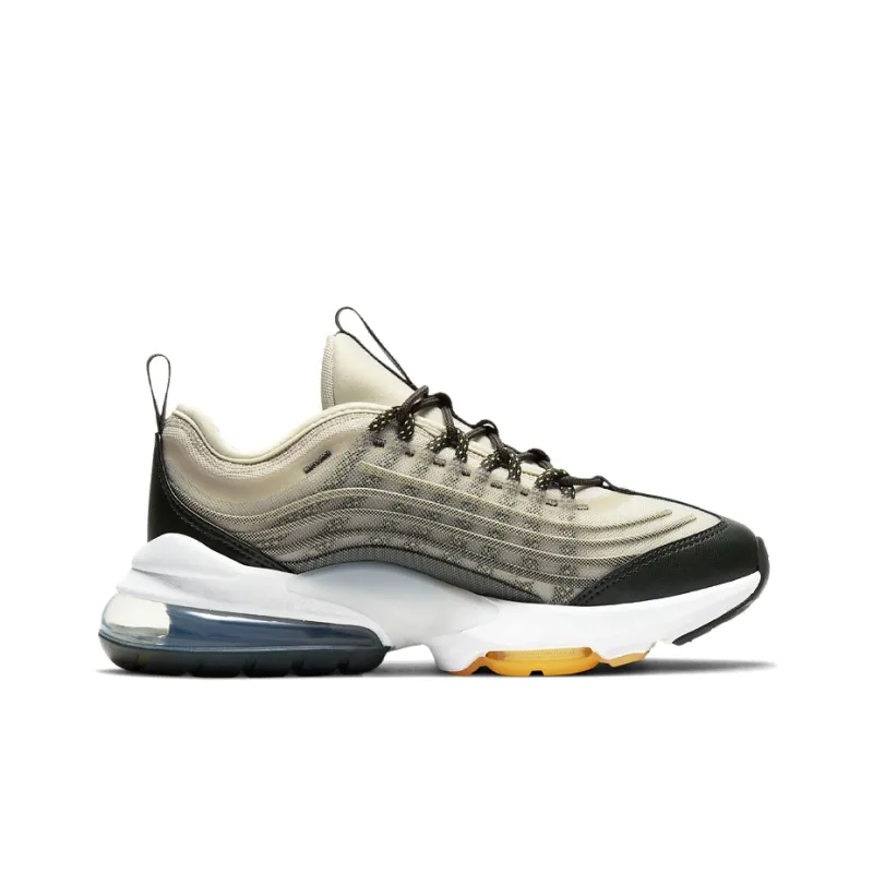 Nike Air Max ZM950 Cushioning Anti-Slip And Wear-Resistant Rebound Coverage Low-Top Running Shoes GS Beige Gray Yellow-1