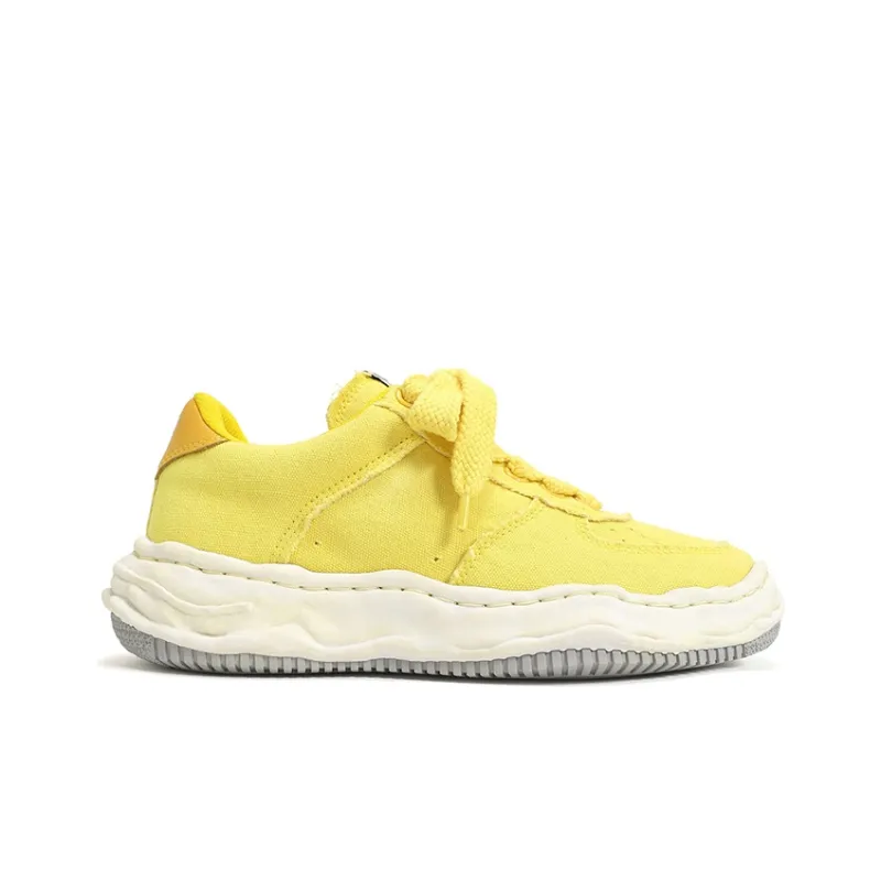 MIHARA YASUHIRO Maison MIHARA YASUHIRO Wayne OG Sole Washed Canvas Low Yellow-1