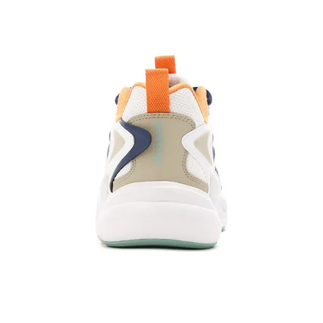 Erke Low Top Casual Shoes Men's White Orange-3