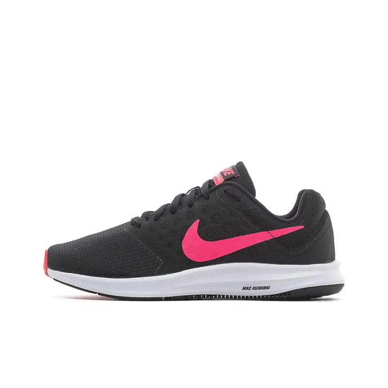 Nike Downshifter 7 Damping Non Slip Color Matching Black/Pink Women's-0
