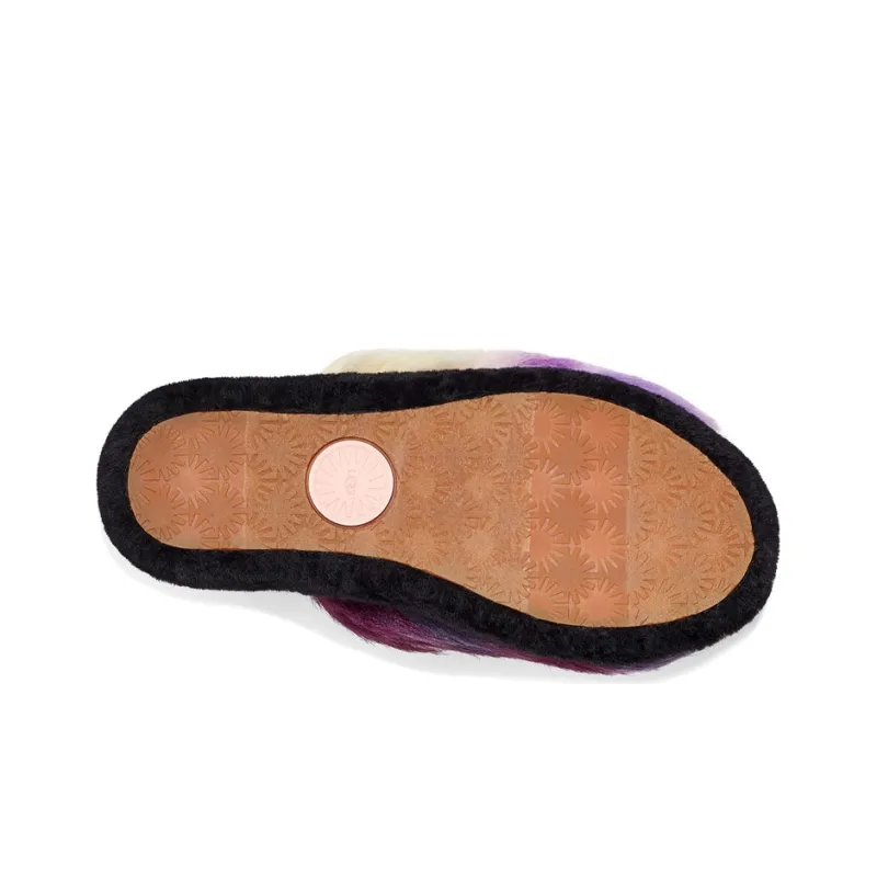UGG Fluff Yeah Slide Tie Dye Magnolia Women's-5