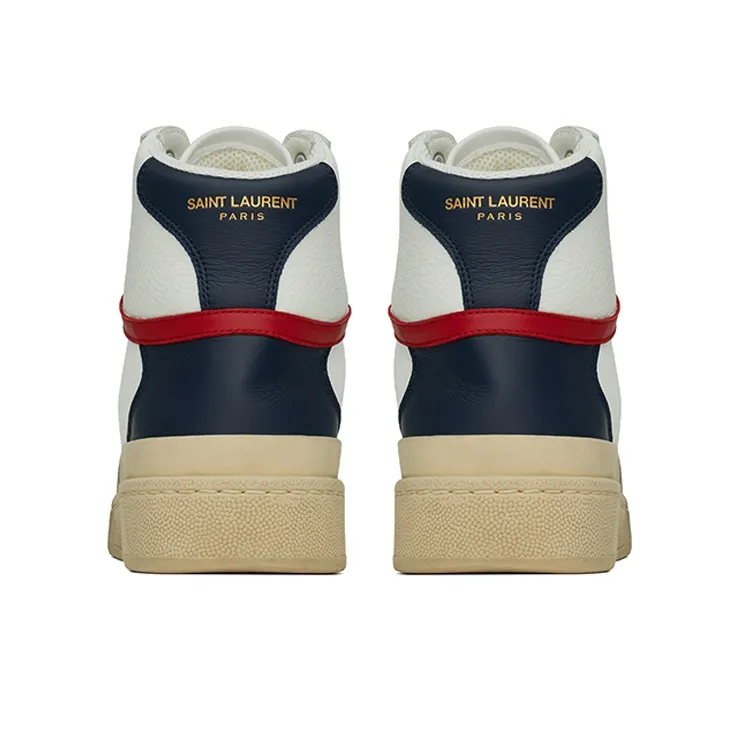 SAINT LAURENT SL24 Mid-Top Sneakers-3