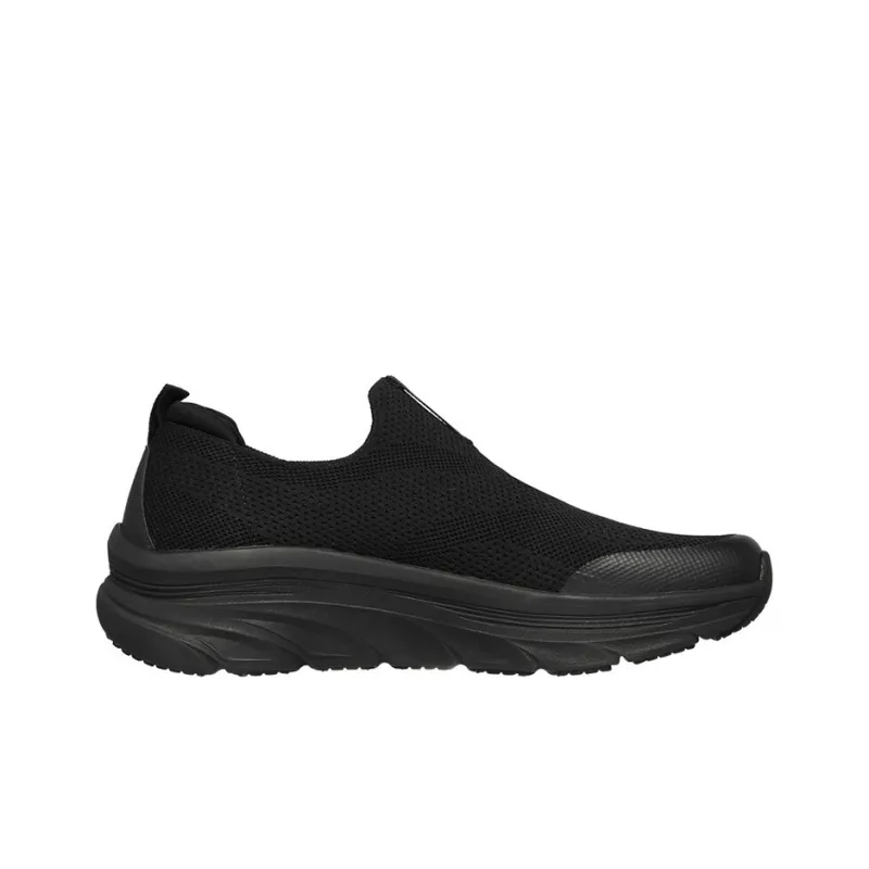 Skechers D'lux Walker Running Shoes Men Low-Top Pure Black-1