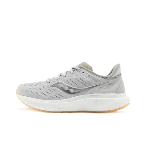 Saucony Hurricane Running Shoes Women's Low-Top Khaki Gray